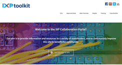 Desktop Screenshot of ixptoolkit.org