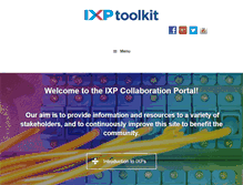Tablet Screenshot of ixptoolkit.org